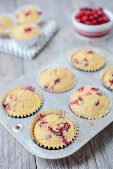 Cranberry Corn Muffins 4