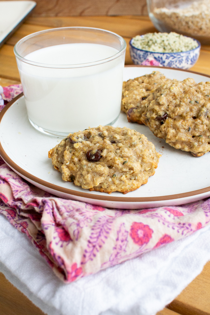 banana oatmeal cookies