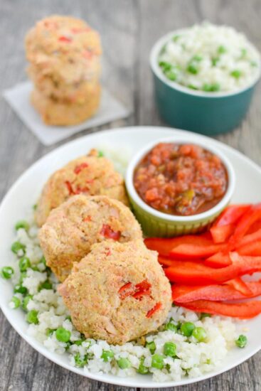 Salmon Cornmeal Cakes 1