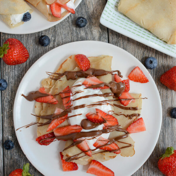 gluten-free buckwheat crepes