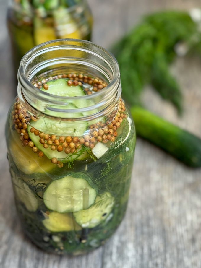 how to make easy refrigerator pickles