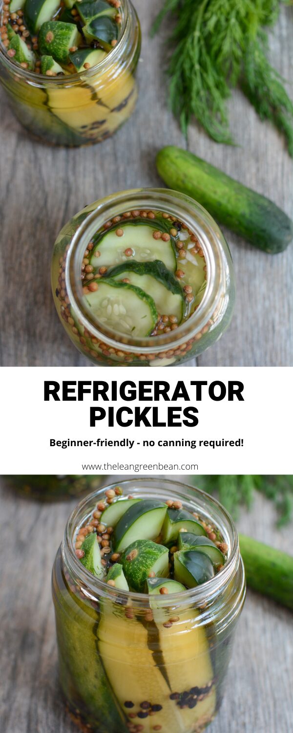 These Easy Refrigerator Pickles are a simple, budget-friendly alternative to store-bought pickles.