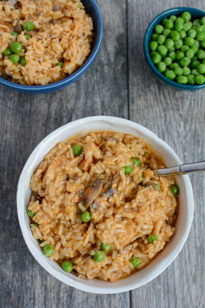 instant pot mushroom risotto