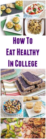 how to eat healthy in college