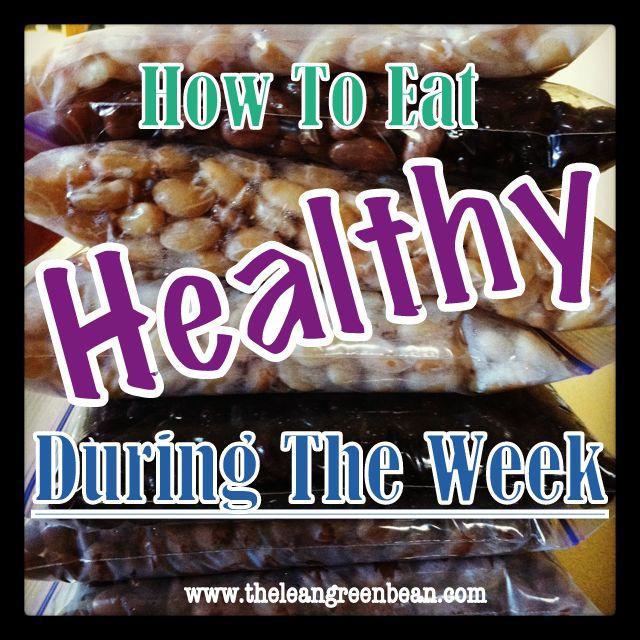 Have trouble eating healthy during busy weeks? Here are some tips from a Registered Dietitian