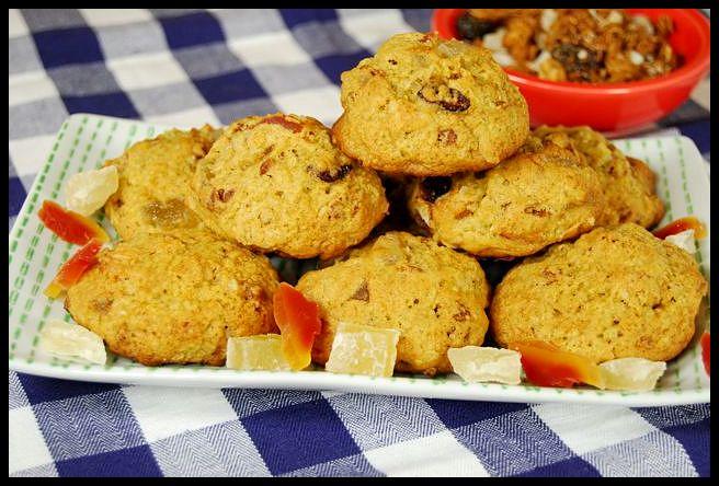 This non-traditional cookie gets a protein boost from quinoa and a tropical twist thanks to the dried fruit!