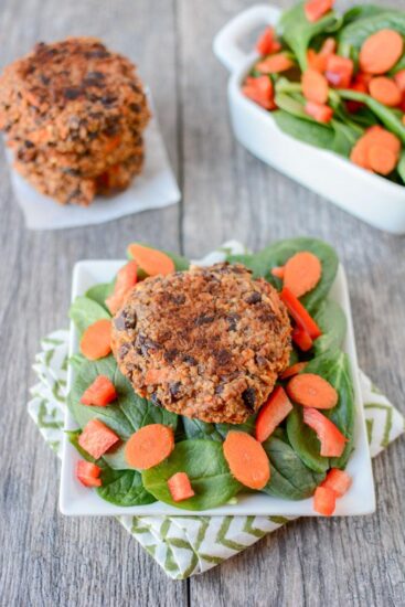 Asian Black Bean Burgers 1