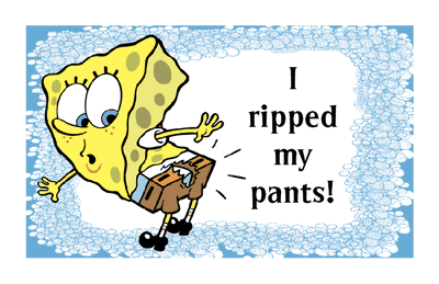 There's A Tampon In My Pocket 4 ripped pants