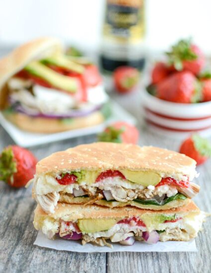Balsamic Strawberry Chicken Panini 3