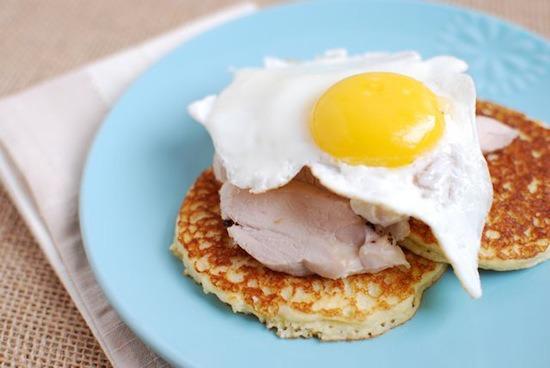 These gluten free corn cakes can go sweet or savory. Top with fruit or syrup like a pancake or make them savory for a fun twist on cornbread. 