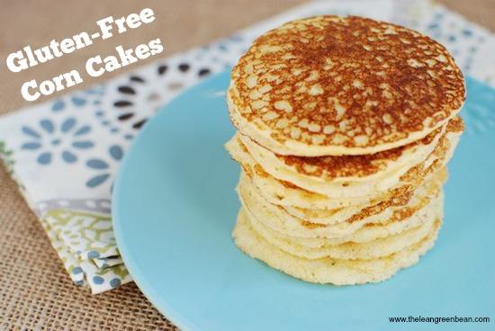 These gluten free corn cakes can go sweet or savory. Top with fruit or syrup like a pancake or make them savory for a fun twist on cornbread. 