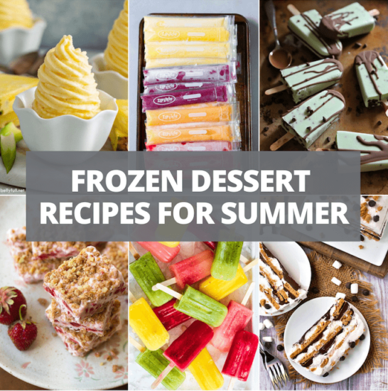 frozen desserts for summer