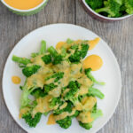 cheesy broccoli with simple cheese sauce