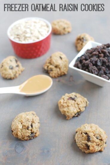 freezer oatmeal raisin cookies