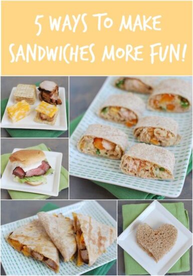 5 ways sandwiches