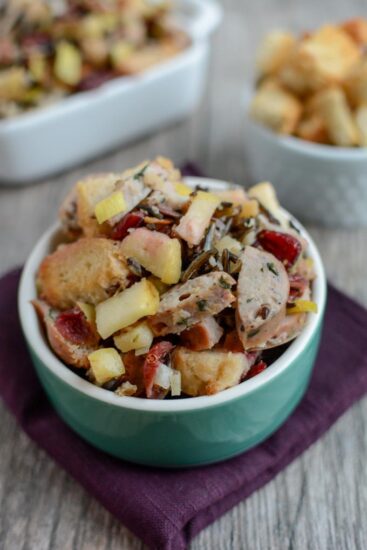 Sausage and Wild Rice Stuffing 3