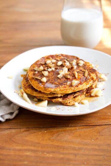 Pumpkin Apple Pancakes