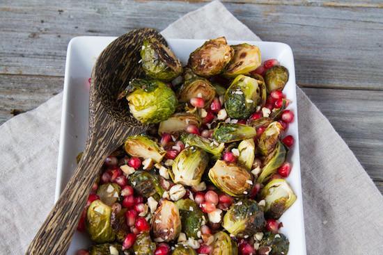 Brussels Sprouts with Pomegranate Seeds FG 8