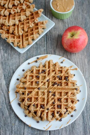 Apple Cinnamon Blender Waffles 1