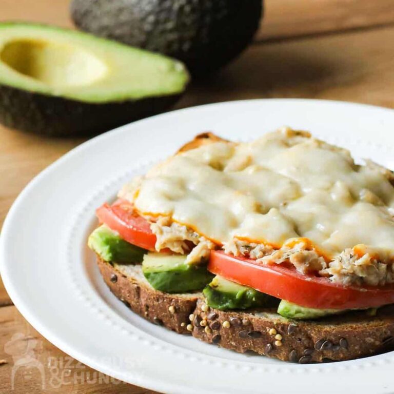 avocado tuna melts