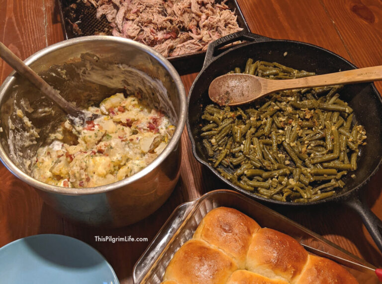 blistered green beans
