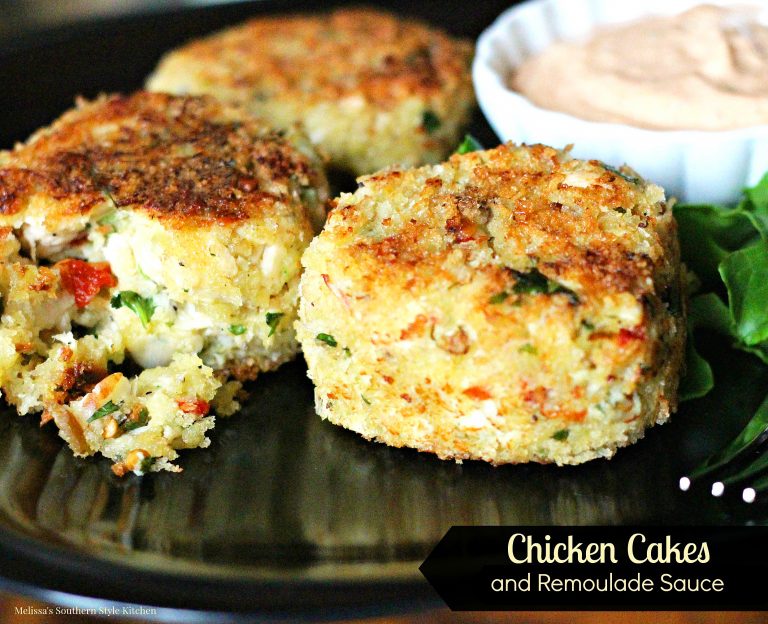 chicken cakes with remoulade