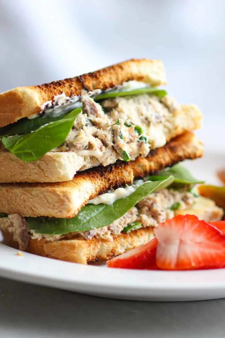 canned sardine sandwich