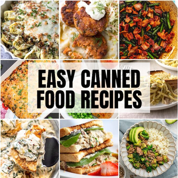 easy canned food recipes