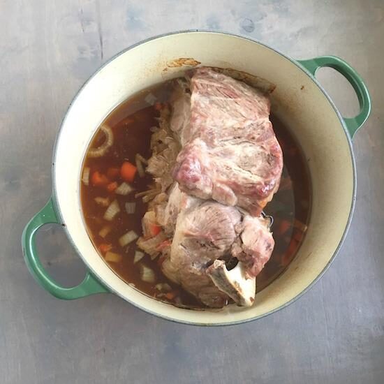 cooked pork