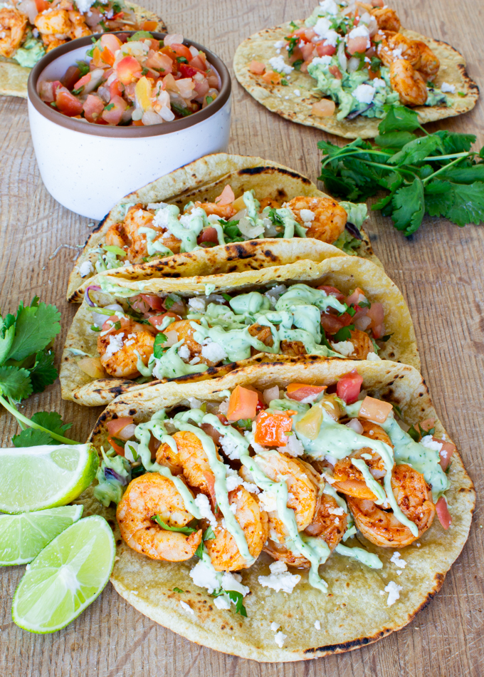 healthy spicy shrimp tacos recipe