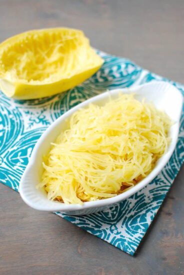 cooked spaghetti squash