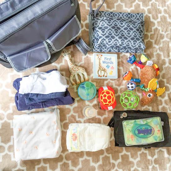 diaper bag contents