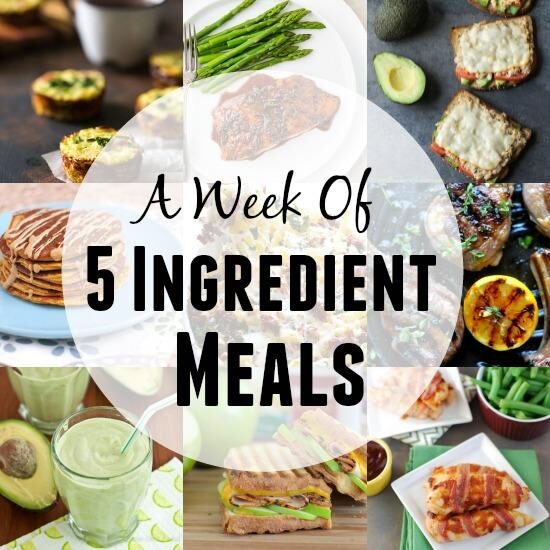 5 ingredient meals1