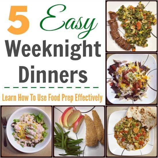 five easy weeknight dinners