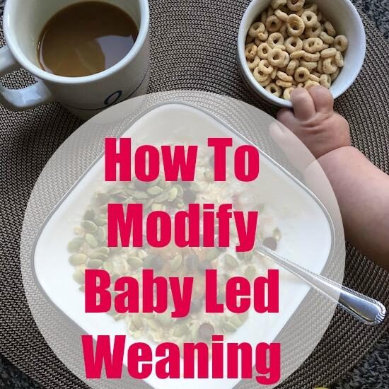 how to modify baby led weaning