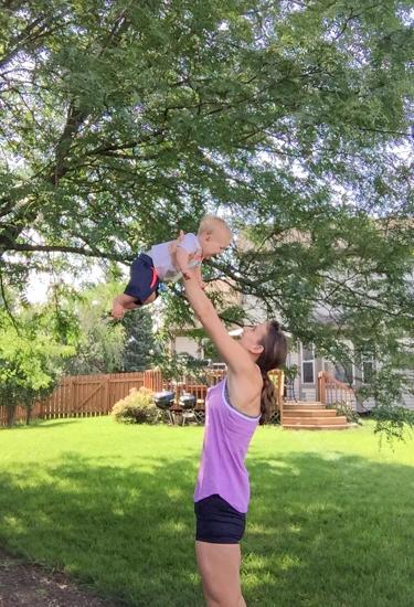 Mom and baby