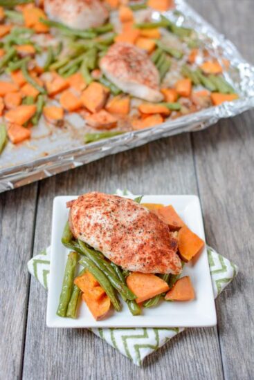 One Pan Roasted Chicken and Vegetables 4