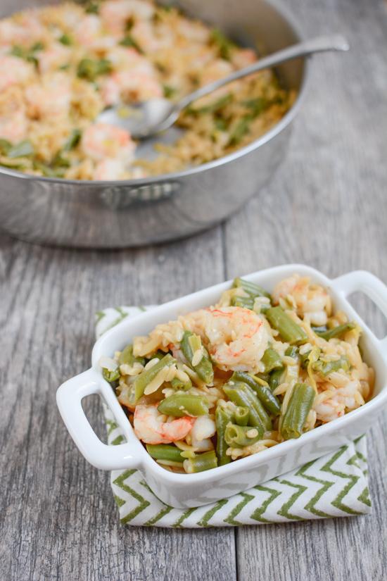 One Pot Shrimp and Orzo 3