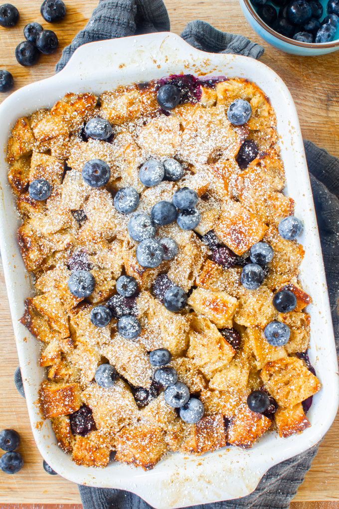 blueberry french toast bake casserole
