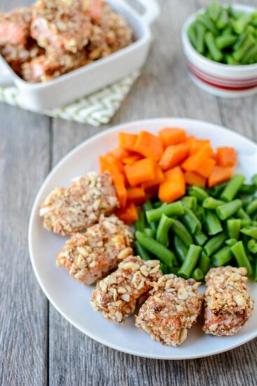 Almond Crusted Salmon Nuggets 1