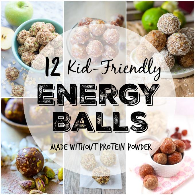 protein energy balls and protein energy bites for kids without protein powder