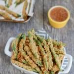 This recipe for Crispy Green Bean Fries is a fun way to change things up at dinner! They're easy to make and kid-friendly too!