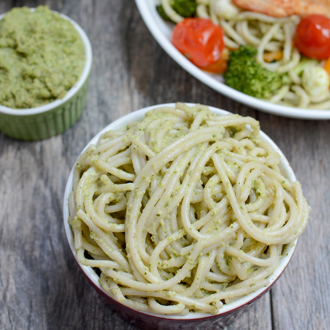 broccoli pesto with pasta