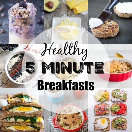 healthy 5 minute breakfasts