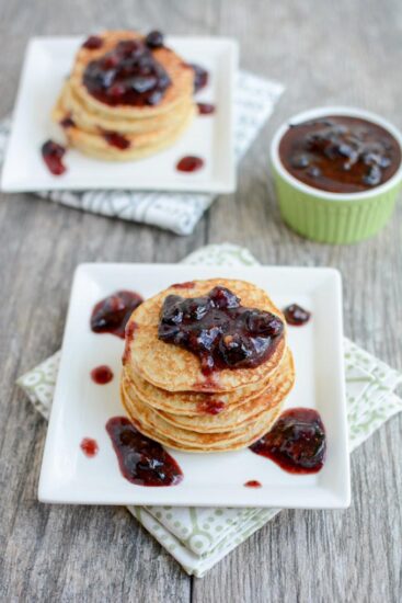Barely Banana Protein Pancakes