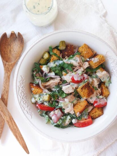 turkey cornbread panzanella 1
