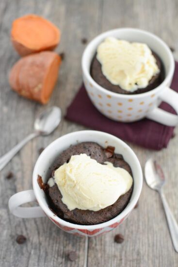 Chocolate Sweet Potato Mug Cake 3