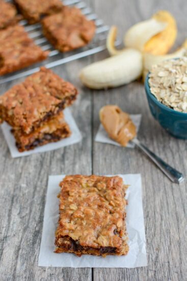 Banana Oat Bars 1