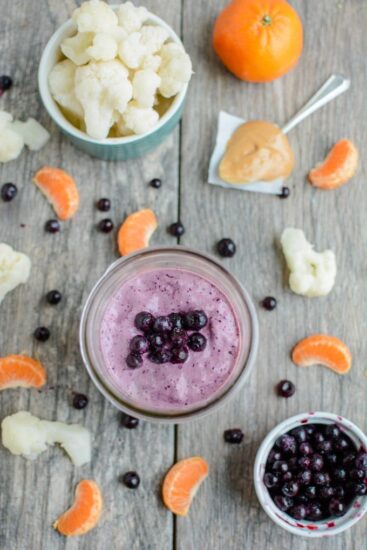 Blueberry Cauliflower Smoothie 3