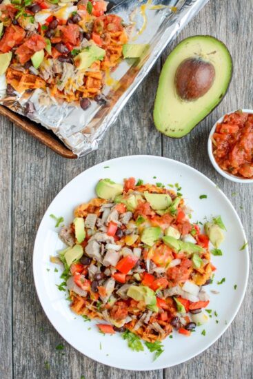 Sweet Potato Waffle Nachos 1